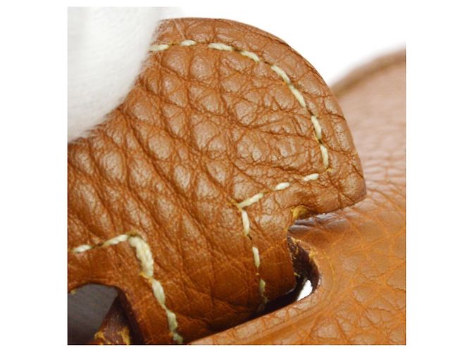 Hermès Borsa Hermes Evelyne Gen I Togo PM D'oro - vista 5