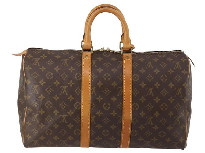 Louis Vuitton Keepall Monogram Canvas 45 Castaño - vista 2