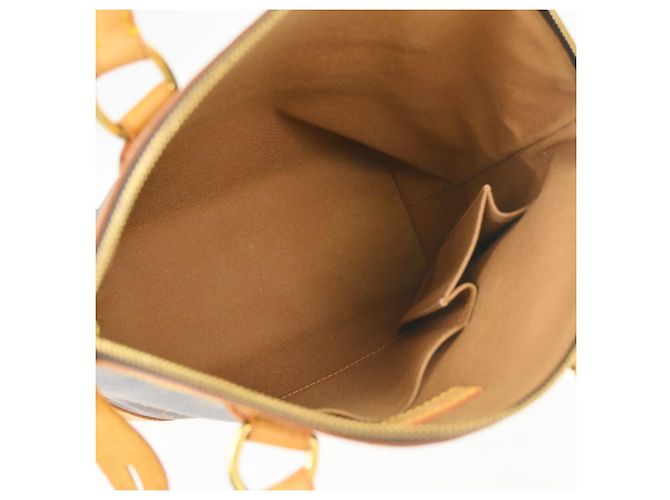 Louis Vuitton Lockit Monogram Canvas PM Marrone - vista 3