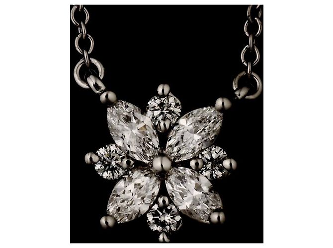 Autre Marque Collana Tiffany & Co. Victoria Cluster Diamanti - vista 6