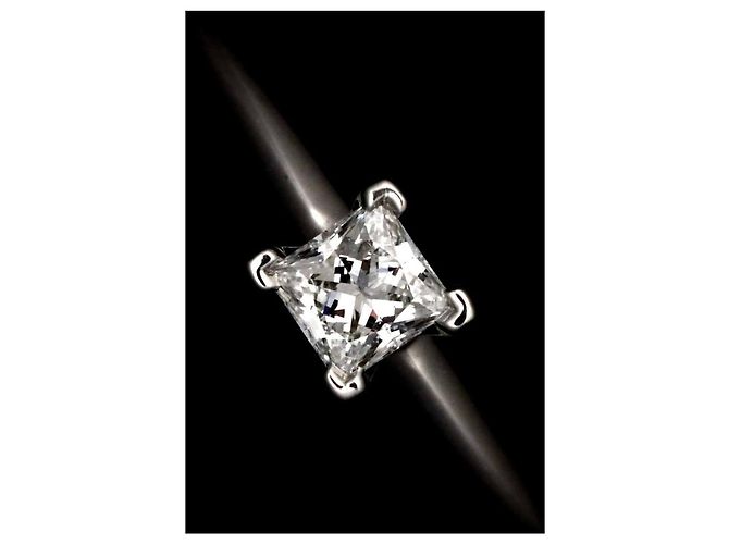 Autre Marque Tiffany & Co. Diamantbandring im Princess-Schliff - Ansicht 6