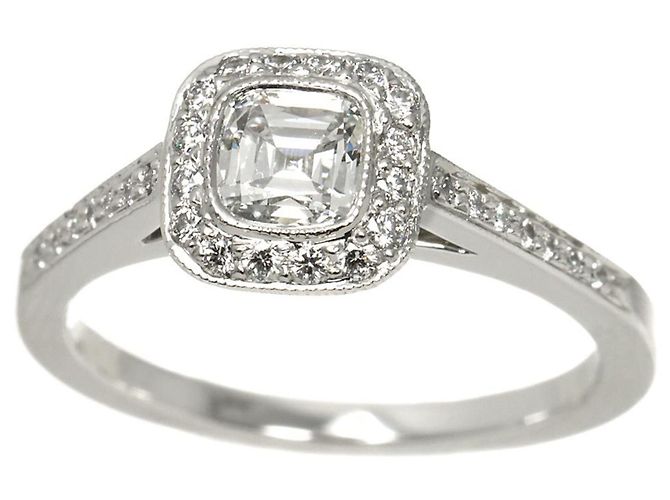Autre Marque Anello Tiffany & Co. Legacy Diamond - vista 5