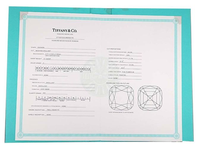 Autre Marque Anello Tiffany & Co. Legacy Diamond - vista 9