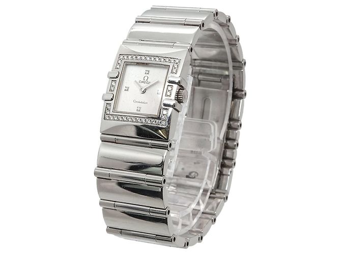 Omega Constellation Carre Quadra Damenuhr - Ansicht 2