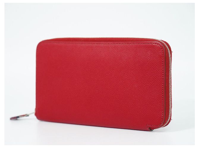 Hermès Hermes Azap Zip Around Silk'in Epsom Long Red - view 2