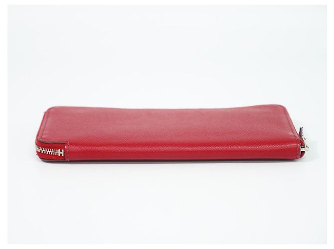 Hermès Hermes Azap Zip Around Silk'in Epsom Long Red - view 3