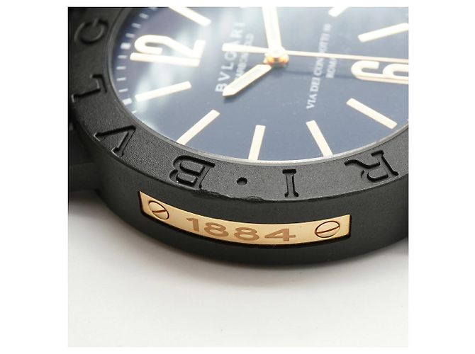 Bulgari Orologio da uomo Bvlgari Carbon BB40CL Quadrante Blu - vista 7