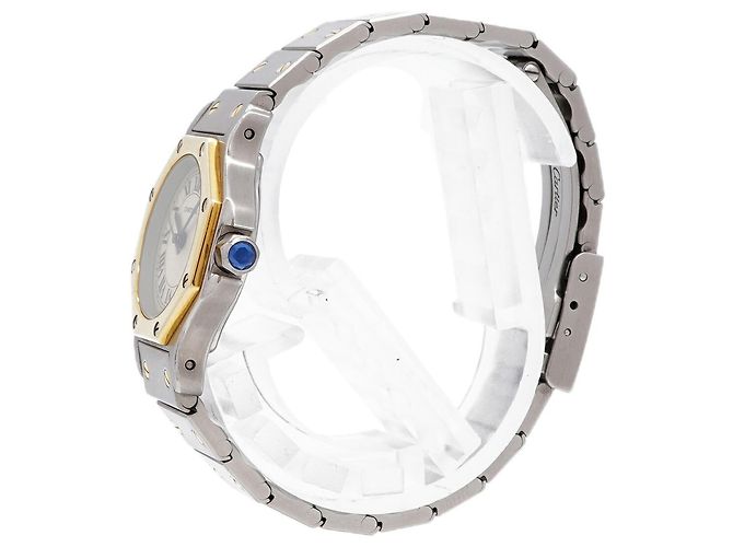 Cartier Santos Octagon Damenuhr - Ansicht 2