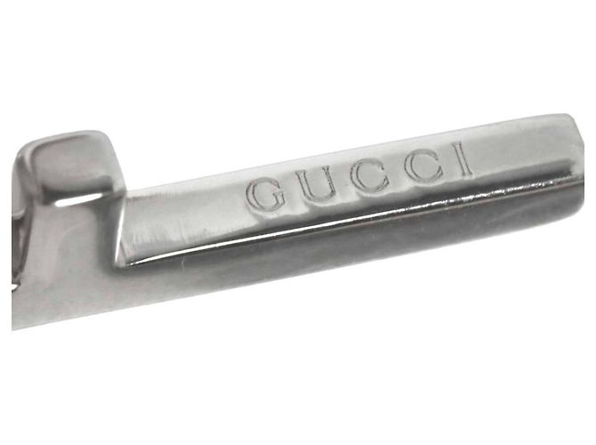 Collana Croce Gucci in Oro Bianco 18K - vista 4
