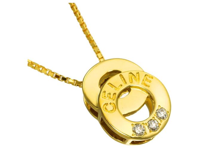 Céline Collar Celine Double Circle Diamond - vista 3