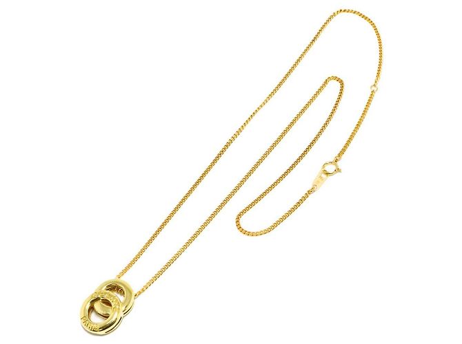 Céline Collar Double Circle de Celine en oro amarillo de 18K - vista 2