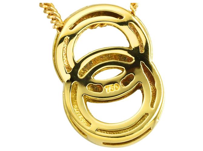 Céline Collar Double Circle de Celine en oro amarillo de 18K - vista 4