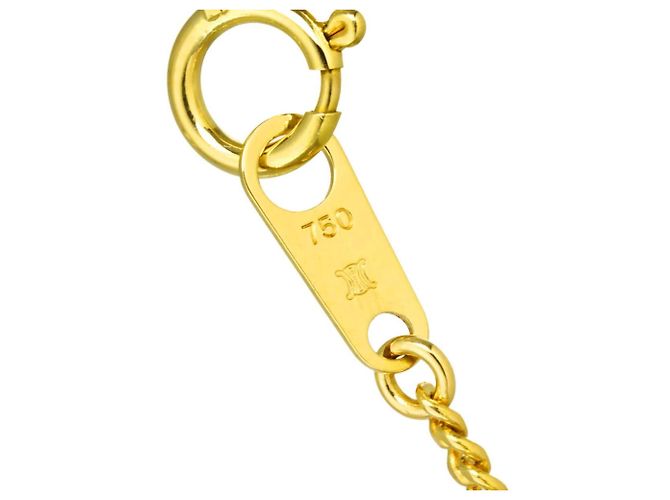 Céline Collar Double Circle de Celine en oro amarillo de 18K - vista 5