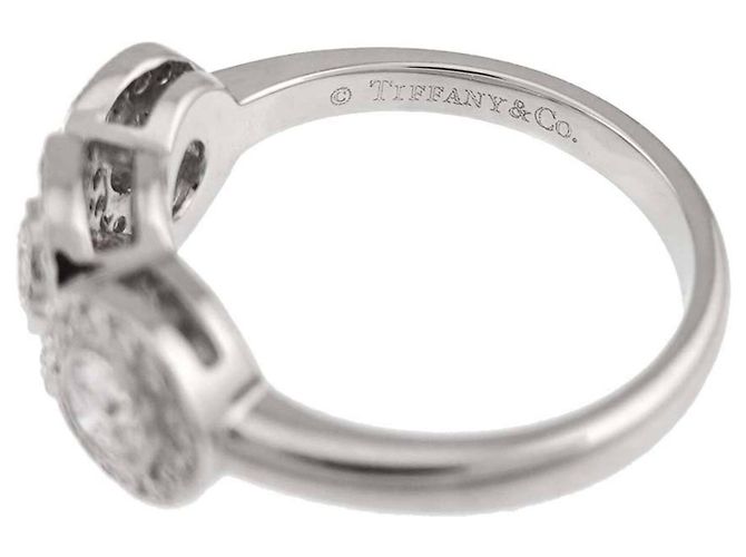 Autre Marque Tiffany & Co. Platin-Diamant-Bandring - Ansicht 3