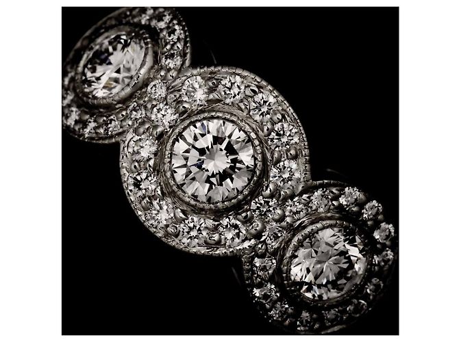 Autre Marque Tiffany & Co. Platin-Diamant-Bandring - Ansicht 6