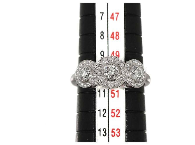 Autre Marque Tiffany & Co. Platin-Diamant-Bandring - Ansicht 7