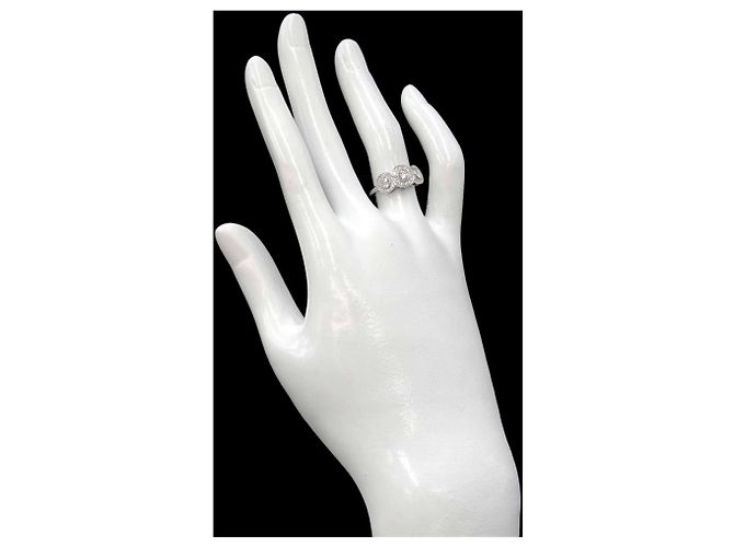 Autre Marque Tiffany & Co. Platin-Diamant-Bandring - Ansicht 8