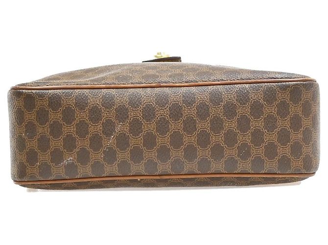 Céline Celine Macadam Leather Large Marron - vue 6