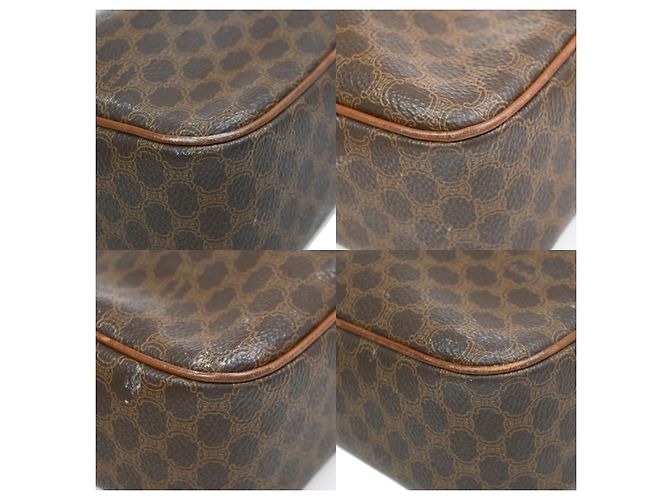Céline Celine Macadam Leather Large Marron - vue 7