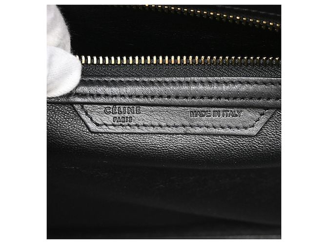 Céline Celine Tricolor Luggage Leather Mini Blu - vista 4