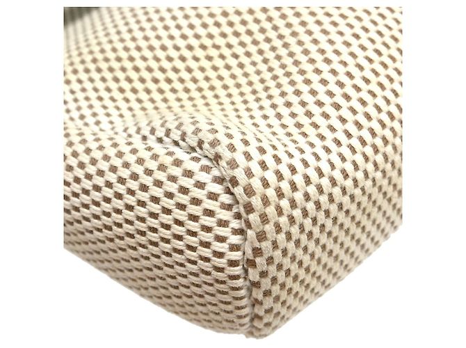 Hermès Herbag Toile and Leather GM Beige - vista 6