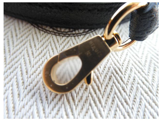 Tracolla Hermès Mini Kelly II Pelle Nera Nero - vista 3