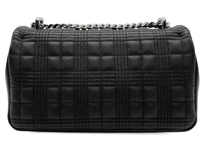 Sac à épaule Burberry Laura Chain Noir Argenté - vue 2
