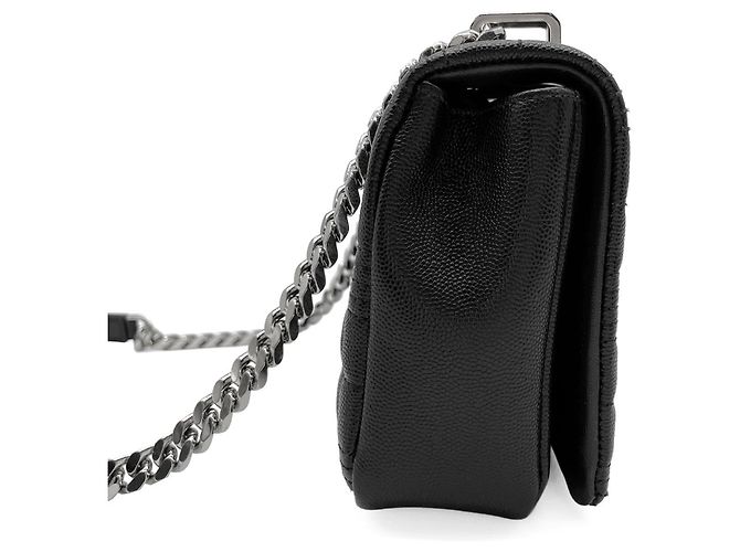 Sac à épaule Burberry Laura Chain Noir Argenté - vue 4