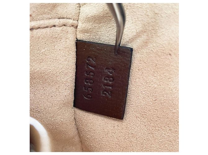 GUCCI Interlocking G Schultertasche Pochette Braun - Ansicht 12
