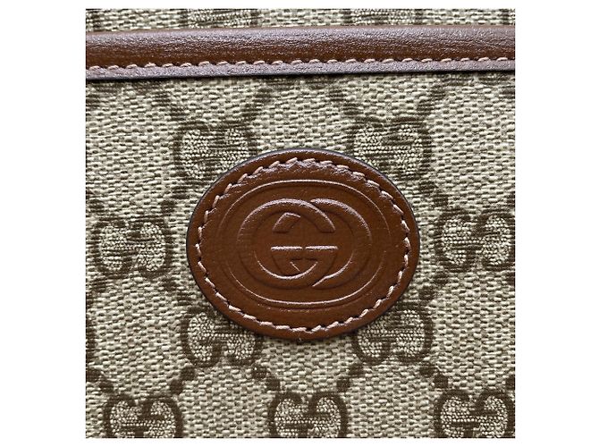 GUCCI Interlocking G Schultertasche Pochette Braun - Ansicht 13