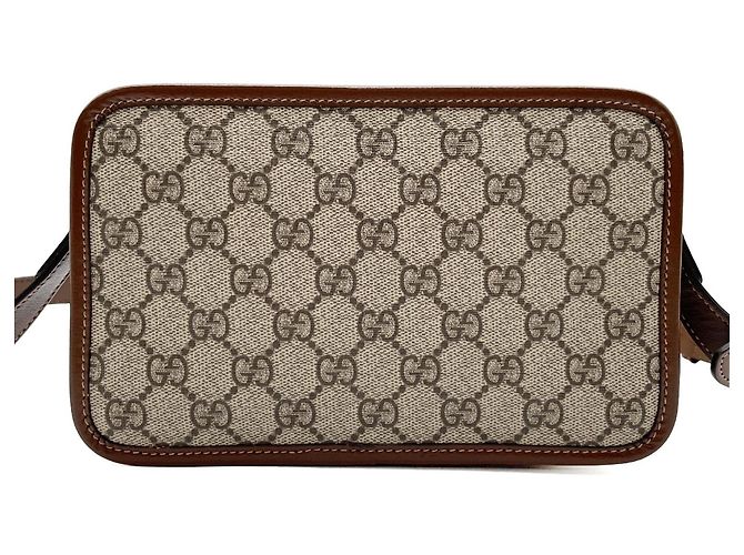 GUCCI Interlocking G Schultertasche Pochette Braun - Ansicht 2