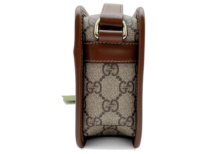 GUCCI Interlocking G Schultertasche Pochette Braun - Ansicht 3