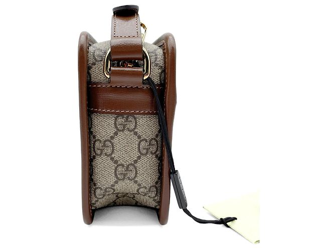 GUCCI Interlocking G Schultertasche Pochette Braun - Ansicht 4