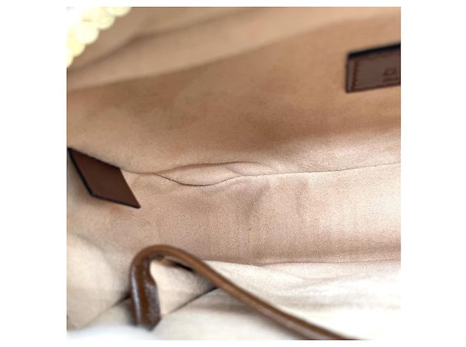 GUCCI Interlocking G Schultertasche Pochette Braun - Ansicht 8