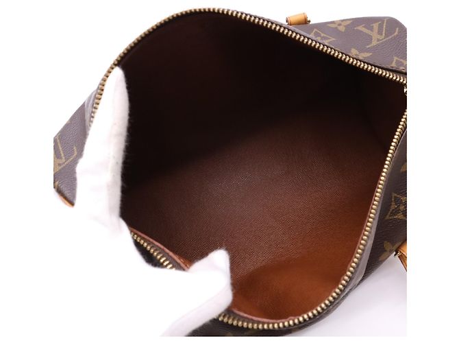 Louis Vuitton Monogram Papillon 26 Handtasche Braun Beige - Ansicht 13