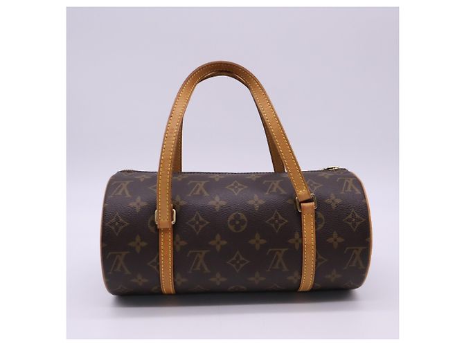 Louis Vuitton Monogram Papillon 26 Handtasche Braun Beige - Ansicht 2
