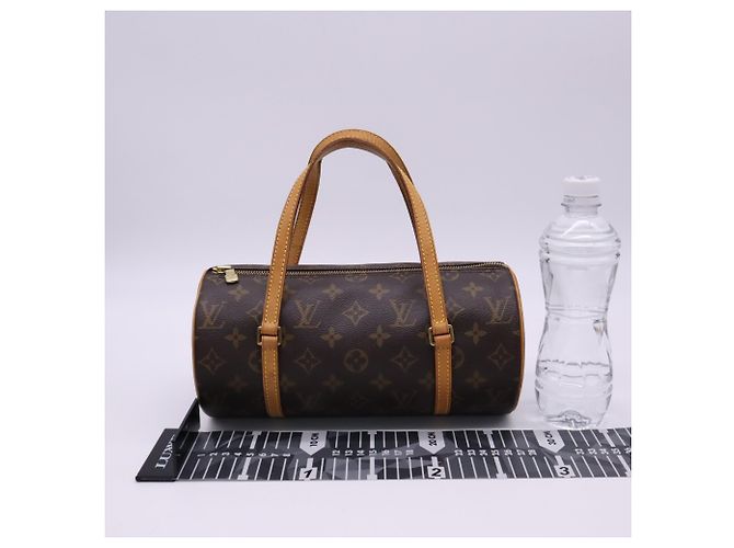 Louis Vuitton Monogram Papillon 26 Handtasche Braun Beige - Ansicht 3