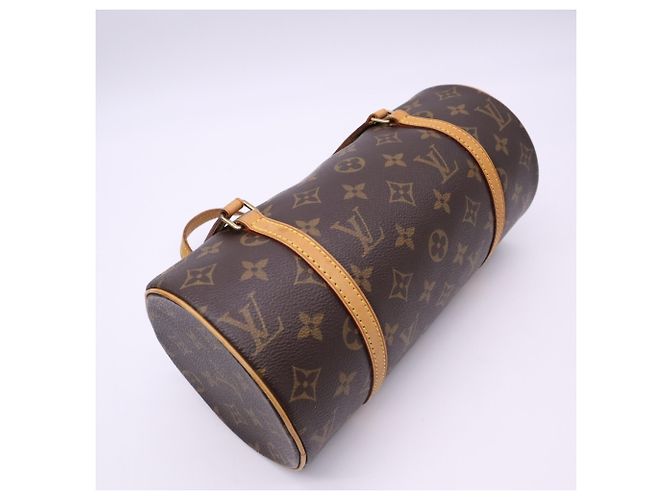 Louis Vuitton Monogram Papillon 26 Handtasche Braun Beige - Ansicht 6