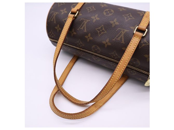 Louis Vuitton Monogram Papillon 26 Handtasche Braun Beige - Ansicht 8