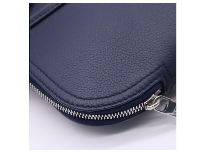 Louis Vuitton LV Aerogram Takeoff Briefcase Blu navy - vista 13