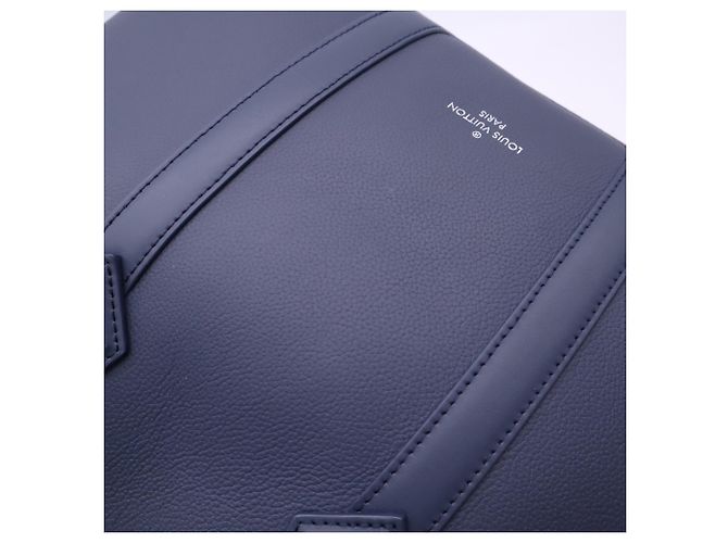 Louis Vuitton LV Aerogram Takeoff Briefcase Blu navy - vista 4