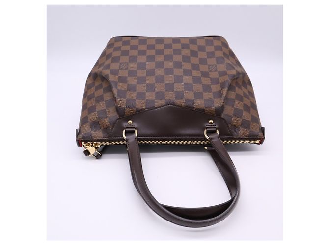 Borsa Louis Vuitton Damier Westminster PM Marrone Beige - vista 7