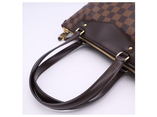 Borsa Louis Vuitton Damier Westminster PM Marrone Beige - vista 8