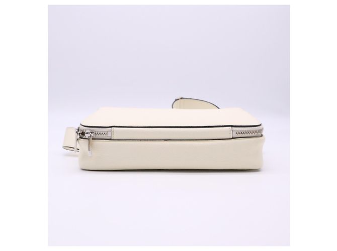 Borsa a tracolla Valextra in vitello morbido Crudo - vista 6