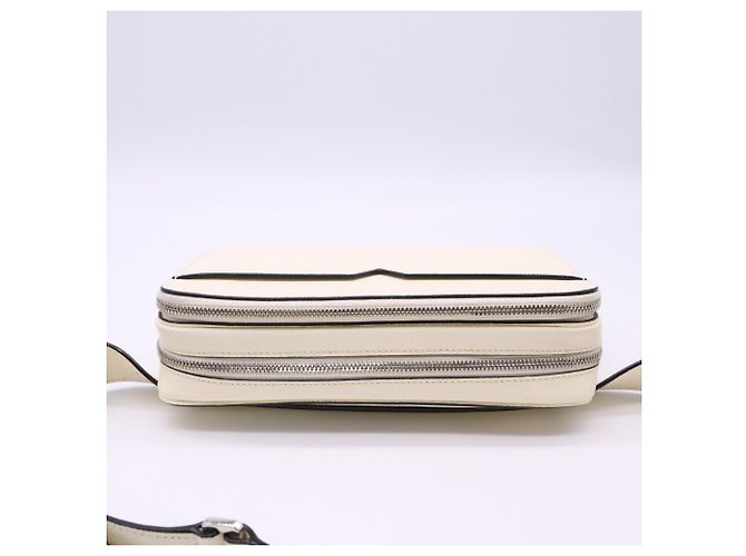 Borsa a tracolla Valextra in vitello morbido Crudo - vista 7