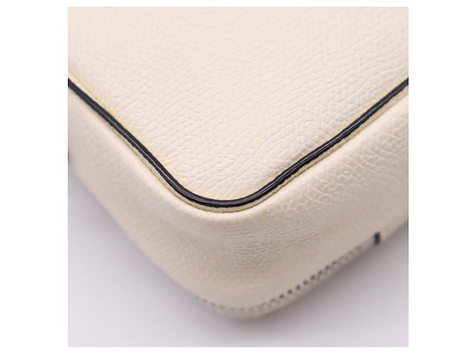 Borsa a tracolla Valextra in vitello morbido Crudo - vista 9