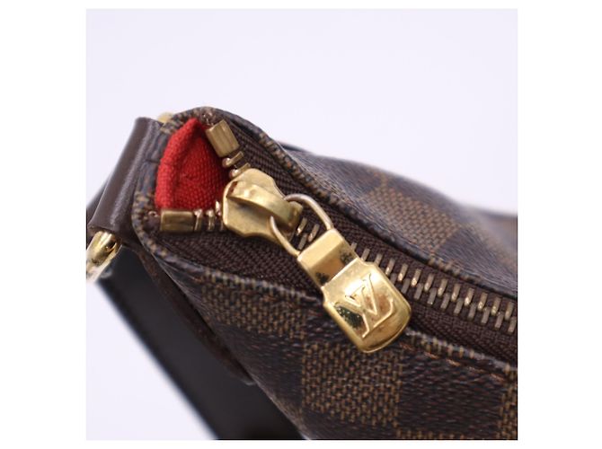 Borsa Louis Vuitton Damier Bloomsbury GM Marrone Beige - vista 11