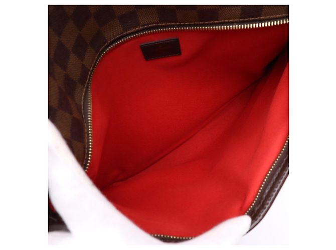 Borsa Louis Vuitton Damier Bloomsbury GM Marrone Beige - vista 14