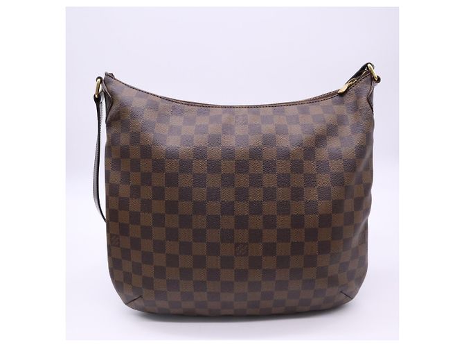 Borsa Louis Vuitton Damier Bloomsbury GM Marrone Beige - vista 2