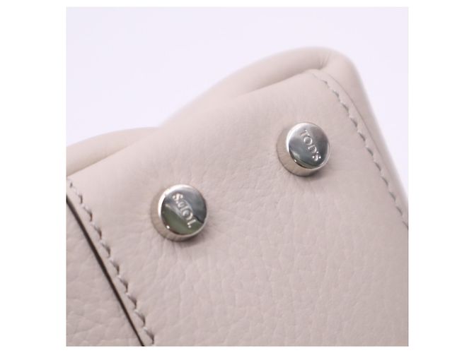 Tod's Florida Double Micro Schultertasche Beige Bordeaux - Ansicht 11